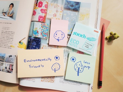 Блок самоклеящийся бумажный Stick`n ECO 21746 76x76мм 100лист. 60г/м2 пастель розовый