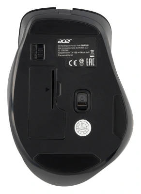 Мышь Acer OMR140 черный оптическая 1600dpi беспров. USB 6but (ZL.MCEEE.00G)