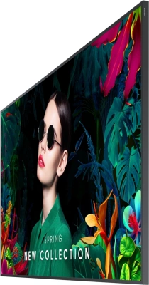 Панель Samsung 75" QM75C черный VA LED 16:9 DVI HDMI M/M матовая 4000:1 500cd 178гр/178гр 3840x2160 DP RCA Да 4K USB 33.4кг