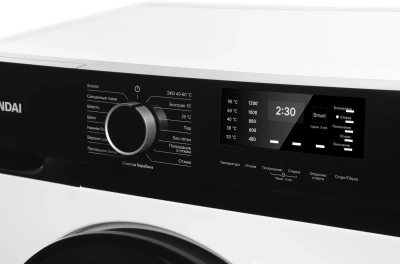 Стиральная машина Hyundai WME7209 класс: A+++ загр.фронтальная макс.:7кг белый инвертор