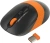Мышь A4Tech Fstyler FG10S черный/оранжевый оптическая 2000dpi silent беспров. USB для ноутбука 4but (FG10S ORANGE)