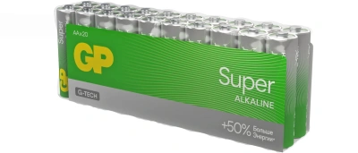 Батарея GP Super Alkaline 15AA21-2CRSWC20 AA (20шт) спайка