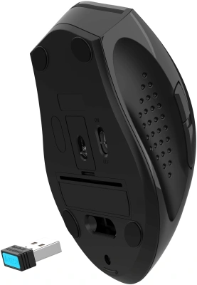 Мышь A4Tech Fstyler FG55S Plus серый оптическая 3200dpi беспров. USB 7but