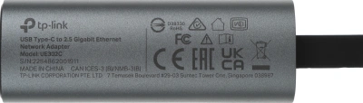 Сетевой адаптер Gigabit Ethernet TP-Link UE302C USB Type-C