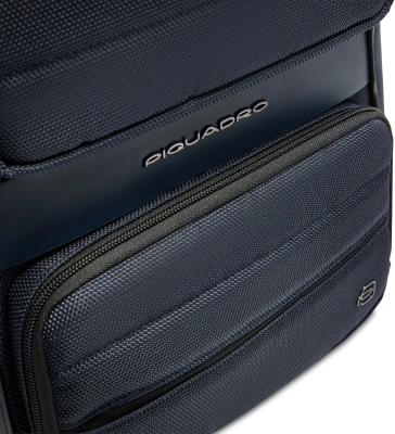 Рюкзак мужской Piquadro Oberon CA7280W150/BLU роллтоп синий нейлон/натур.кожа