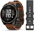 Смарт-часы Garmin Fenix 8 Pro 47мм 1.4" AMOLED корп.серый рем.песочный разм.брасл.:132-215мм (010-03198-40)