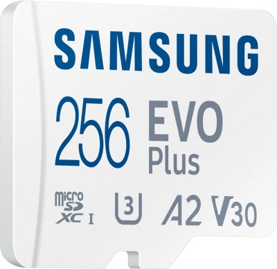 Флеш карта microSDXC 256GB Samsung MB-MC256SA EVO Plus + adapter