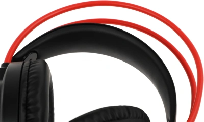 Наушники с микрофоном A4Tech Bloody G200 черный/красный 2м мониторные оголовье (G200 AUX3.5-4PIN +USB)