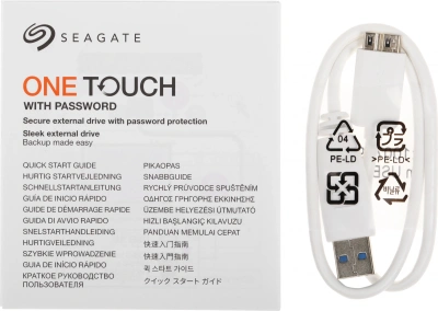 Жесткий диск Seagate USB3.0 2TB STKY2000402 One Touch 2.5" голубой