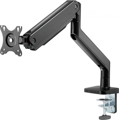 Кронштейн для мониторов Ultramounts UM730 черный 17"-45" макс.16кг крепление к столешнице поворот и наклон