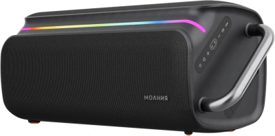 Колонка порт. Ural Молния Бит черный 420W 1.1 BT/3.5Jack/USB-C 10м 8000mAh (УРАЛ МОЛНИЯ БИТ)