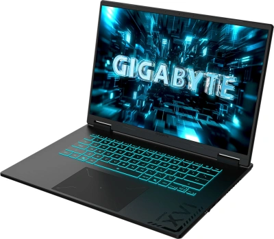 Ноутбук Gigabyte Gaming A16 Pro Core 7 240H 32Gb SSD1Tb NVIDIA GeForce RTX5080 16Gb 16" IPS WUXGA (2560x1600) без ОС black WiFi BT Cam (DYHG5KZCC4SD)