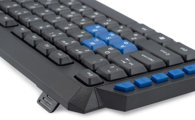 Клавиатура Оклик 750G FROST WAR черный/черный USB Multimedia for gamer (337452) кабель 1.8м