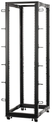 Полка выдвижная Lanmaster TWT-RACK2-S4-ADJ/45 1U нагр.:45кг. 19" черный