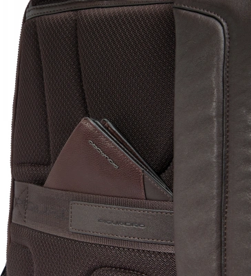 Рюкзак мужской Piquadro Black Square CA6503B3/TM темно-коричневый натур.кожа