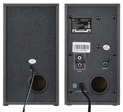 Колонки Оклик OK-164 2.0 черный 30Вт