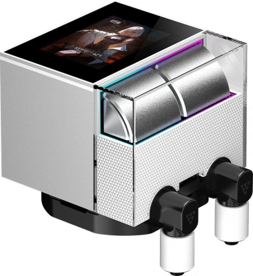 Система водяного охлаждения PcCooler DS360 Display ARGB Soc-AM5/AM4/1200/1700/1851 белый 4-pin 39.8dB Al LCD 310W Ret (DS360-WHAWXY-GL)