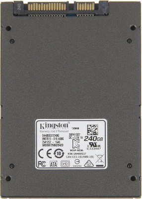 Накопитель SSD Kingston SATA-III 240GB SA400S37/240G A400 2.5"
