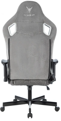 Кресло игровое Knight Outrider LTD серый Light-19 с подголов. крестов. металл