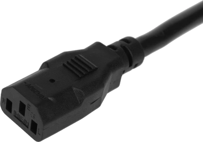 Шнур питания ITK PC-C13D-1M C13-Schuko проводник.:3x1.5мм2 1м 230В 10А (упак.:1шт) черный