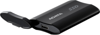 Накопитель SSD A-Data USB-C 2TB SD810-2000G-CBK SD810 черный