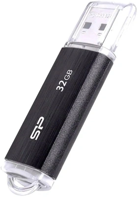 Флеш Диск Silicon Power 32Gb Ultima U02 SP032GBUF2U02V1K USB2.0 черный