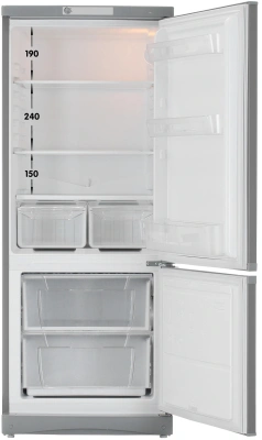 Холодильник Indesit ES 15 GA 2-хкамерн. серебристый