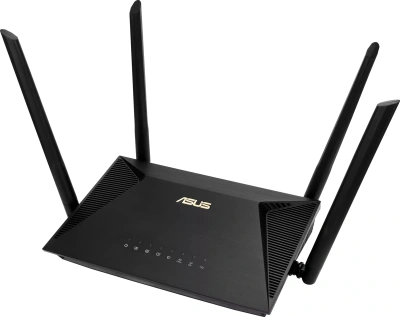 Роутер беспроводной Asus RT-AX1800U AX1800 10/100/1000BASE-TX/4G ready черный