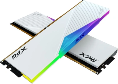 Память DDR5 2x16GB 6400MHz A-Data AX5U6400C3216G-DCLARWH XPG Lancer RGB RTL Gaming PC5-51200 CL32 DIMM UDIMM 288-pin 1.35В kit dual rank с радиатором Ret
