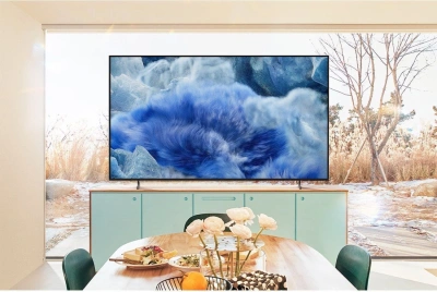 Телевизор QLED Samsung 65" QE65Q8FAAUXRU Series 9 темно-серый/черный 4K Ultra HD 60Hz DVB-T2 DVB-C DVB-S2 USB WiFi Smart TV