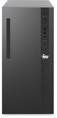 ПК IRU 520SC MT Ryzen 7 7700 (3.8) 16Gb SSD512Gb RGr Windows 11 Pro 2.5xGbitEth 400W черный (2140130)