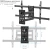 Кронштейн для телевизора Kromax CORBEL-10 титан 32"-75" макс.45кг настенный поворот и наклон