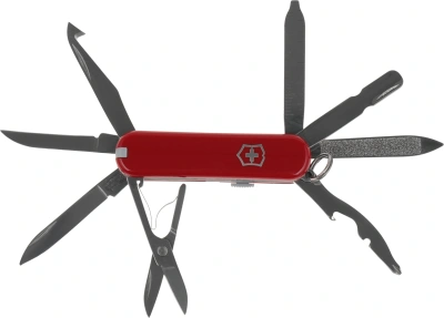 Нож перочинный Victorinox MiniChamp (0.6385) 58мм 18функц. красный карт.коробка
