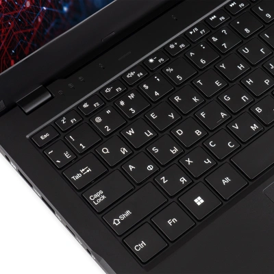 Ноутбук IRU Planio 15ING N-series N100 8Gb SSD256Gb Intel UHD Graphics 15.6" IPS FHD (1920x1080) Windows 11 Pro Multi Language 64 black WiFi BT Cam 6000mAh (2059104)