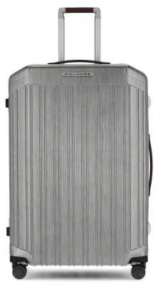 Чемодан Piquadro PQ LM (BV4428PQLM/NCU) 51x75x28см 89л. 5.59кг. поликарбонат/натур.кожа темно-серый