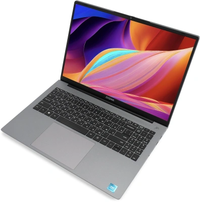 Ноутбук Digma EVE C5805 N-series N100 16Gb SSD512Gb Intel UHD Graphics 16" IPS WUXGA (1920x1200) Windows 11 Pro dk.grey WiFi BT Cam 6000mAh (DN16N1-ADXW01)