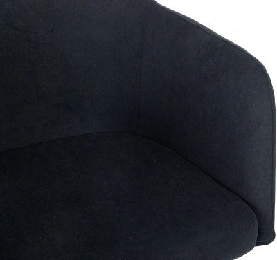 Кресло Бюрократ CH-395SL черный Alfa Black крестов. металл хром