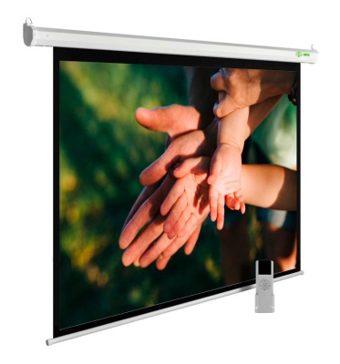 Экран Cactus 156" 280x280см MotoExpert CS-PSME-280x280-WT 1:1 настенно-потолочный рулонный белый (моторизованный привод)