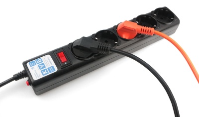 Сетевой фильтр Powercube SPG5-10M 10м (5 розеток) черный (коробка)