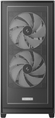 Корпус Deepcool CG580 MESH 2F черный без БП ATX 10x120mm 3x140mm 2xUSB3.0 audio bott PSU