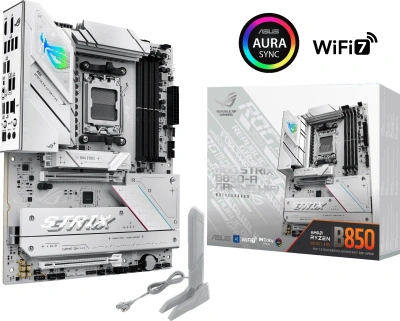 Материнская плата Asus ROG STRIX B850-A GAMING WIFI Socket AM5 AMD B850 4xDDR5 ATX AC`97 8ch(7.1) 2.5Gg RAID+HDMI+DP