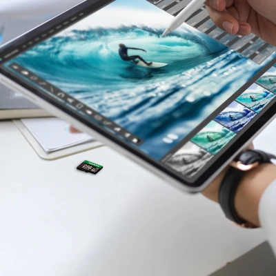 Флеш карта microSDXC 64GB A-Data UD64GUI3V30A2SP-RA1 Speed Plus V30 A2 + adapter