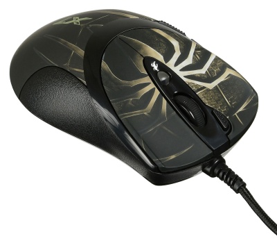Мышь A4Tech Oscar Editor XL-747H коричневый/рисунок лазерная 3600dpi USB 6but (XL-747H (BROWN SPIDER))