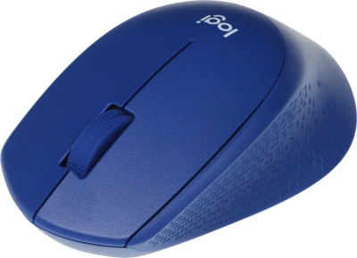 Мышь Logitech M330 Silent Plus синий оптическая 1000dpi silent беспров. USB 2but (910-004925)