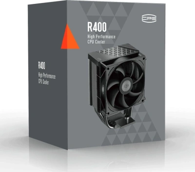 Устройство охлаждения(кулер) PcCooler R400 Soc-AM5/AM4/1200/1700/1851 черный 4-pin 18-30dB Al+Cu 180W Ret (R400-BKNWYX-US)