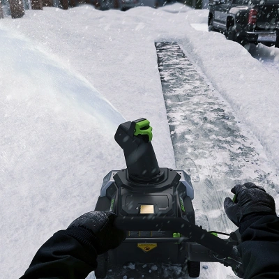Снегоуборщик электр. Greenworks GD82ST
