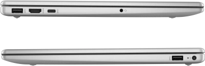 Ноутбук HP 15-fd0127dx Core 7 150U 16Gb SSD512Gb Intel Graphics 15.6" IPS Touch FHD (1920x1080) Windows 11 Home English silver WiFi BT Cam (B4HN8UA)