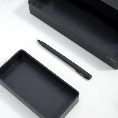 Ручка гелев. Deli Nusign (NS552GREY) серый d=0.5мм черн. черн. кор.карт. автом.