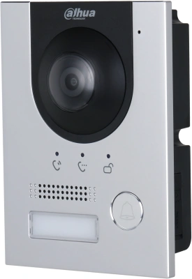 Видеопанель Dahua DHI-VTO2201F-P-S2 цветной сигнал CMOS цвет панели: серебристый