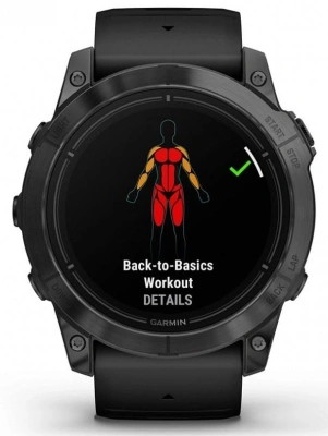 Смарт-часы Garmin Epix Pro gen.2 51мм 1.4" AMOLED корп.серый рем.черный (010-02804-21)